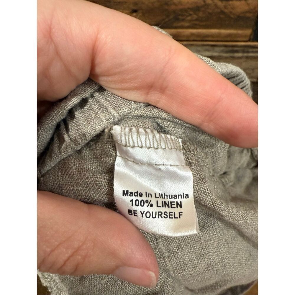 Flax nwot wide leg linen pants size large - Picture 4 of 8